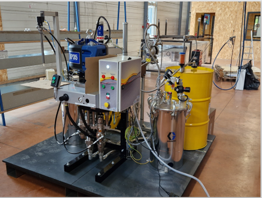 FONTAINE POUR COLLES POLYURETHANE BI-COMPOSANT